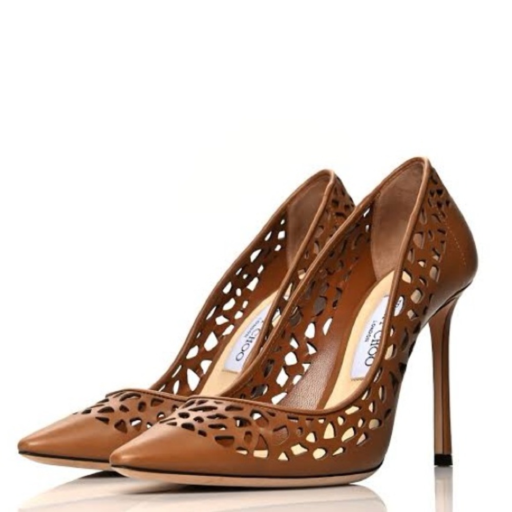 Jimmy Choo laser cut Romy